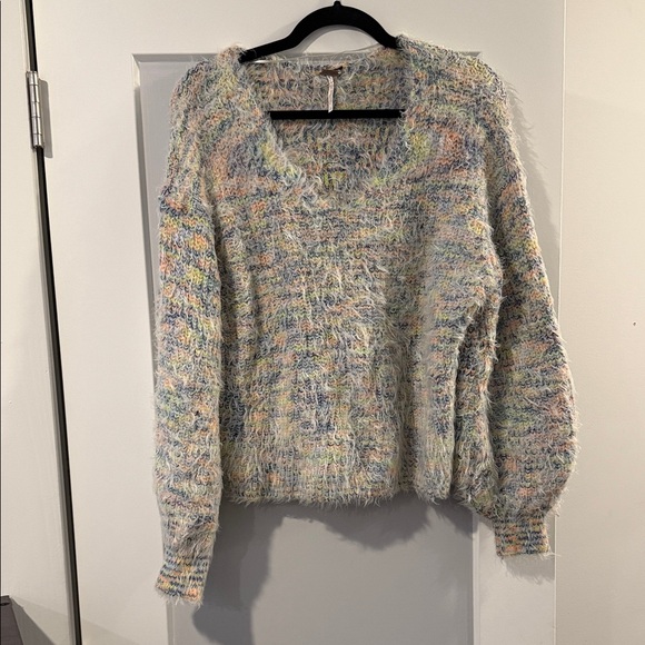 Free People Sweaters - Free People Pastel V-Neck Sweater